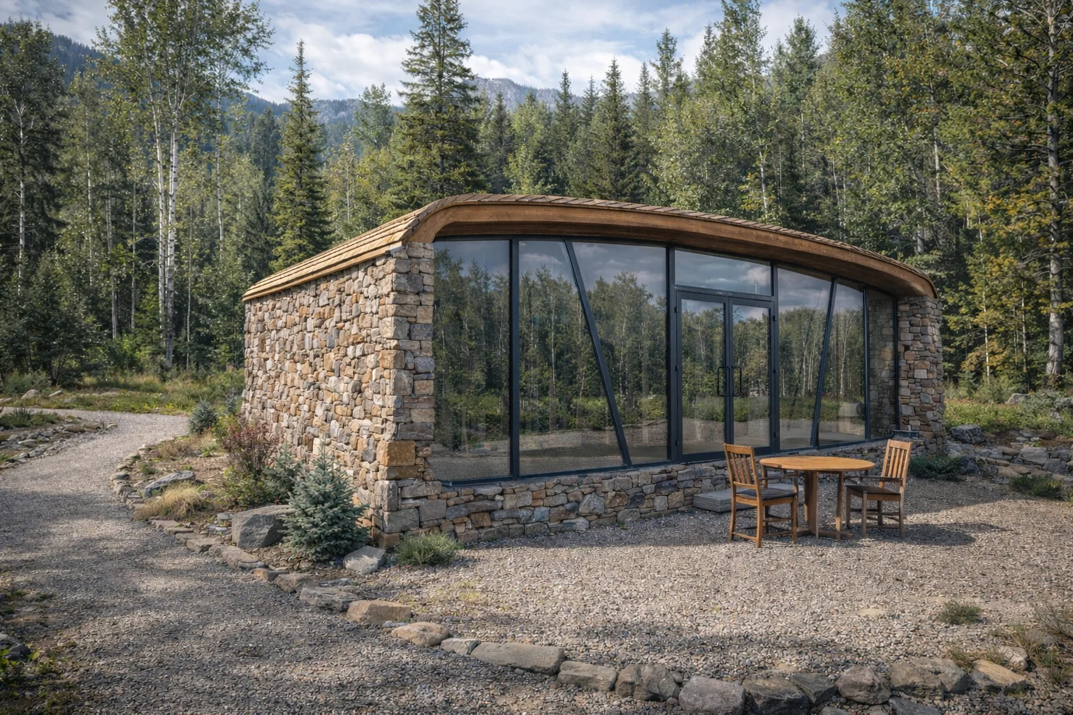 Modern Tiny House Exterior Nature